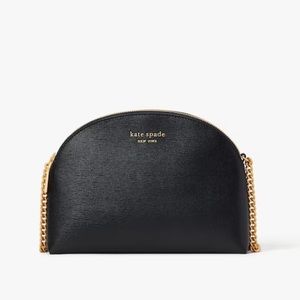 Kate Spade Morgan Double-Zip Dome Crossbody Bag (black)
